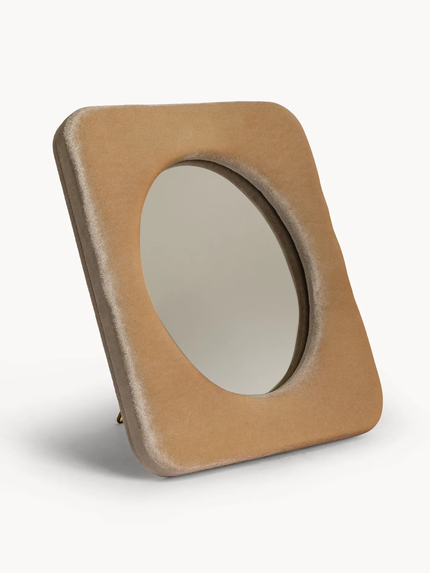 coincasa Specchi|Specchio con cornice in tessuto Beige