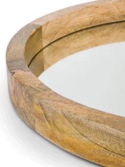 coincasa Arredo Soggiorno|Specchio cornice in legno Naturale