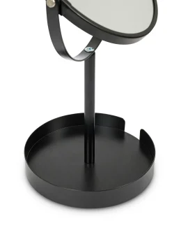 coincasa Accessori Bagno|Specchi|Specchio da toilette con vassoio Nero