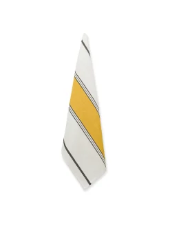 coincasa Grembiuli E Strofinacci|Strofinaccio misto lino stampa geometrica Multicolor