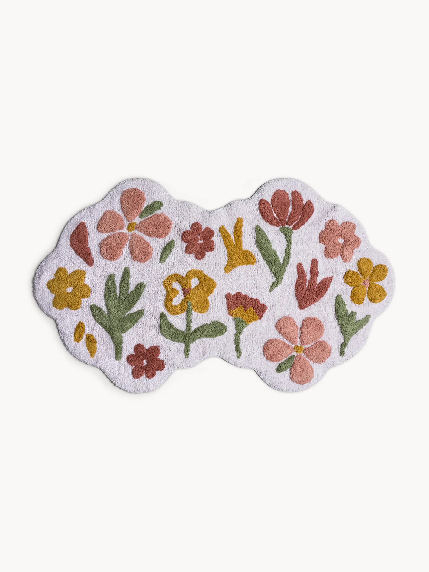 coincasa Tappeti Bagno|Tappeto bagno i pile di cotone taftato Multicolor