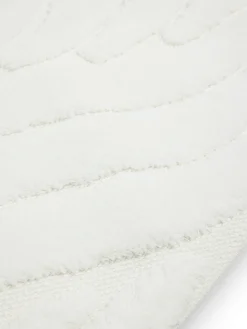 coincasa Tappeti Bagno|Biancheria Bagno|Tappeto bagno in cotone riciclato Bianco