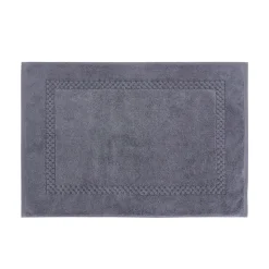 coincasa Tappeti Bagno|Biancheria Bagno|Tappeto bagno puro cotone tinta unita Thermae Grigio scuro