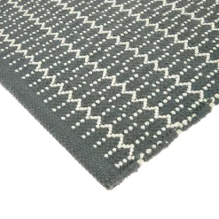 coincasa Tappeti Cucina|Tappeto cucina in cotone trama jacquard Bianco/Grigio