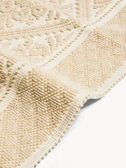 coincasa Tappeti Cucina|Tappeto da cucina sardo in puro cotone tinta unita Beige