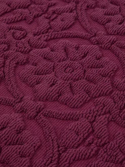 coincasa Tappeti Bagno|Biancheria Bagno|Tappeto doccia cotone tinta unita Zefiro Rosso ciliegia