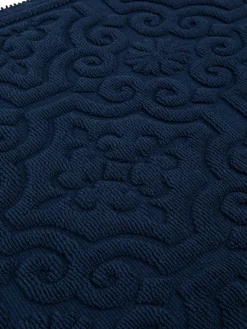 coincasa Tappeti Bagno|Biancheria Bagno|Tappeto doccia cotone tinta unita Zefiro Blu scuro