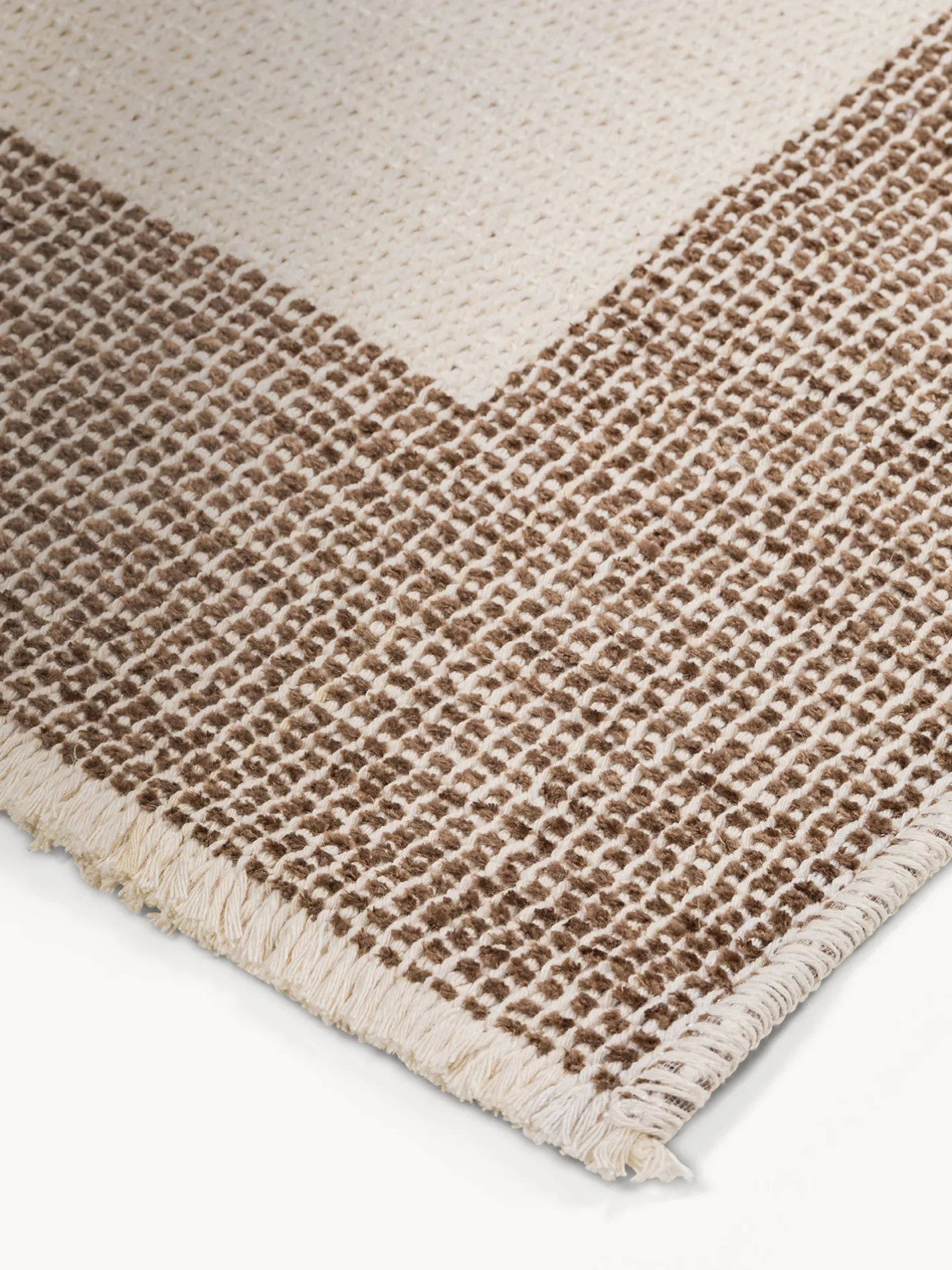 coincasa Tappeti Soggiorno|Tappeto in ciniglia misto cotone Beige chiaro