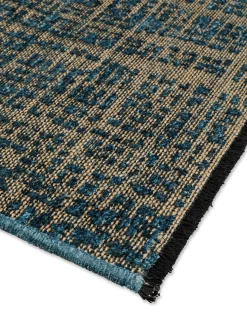 coincasa Tappeti|Tappeti Soggiorno|Tappeto in cotone e juta Blu