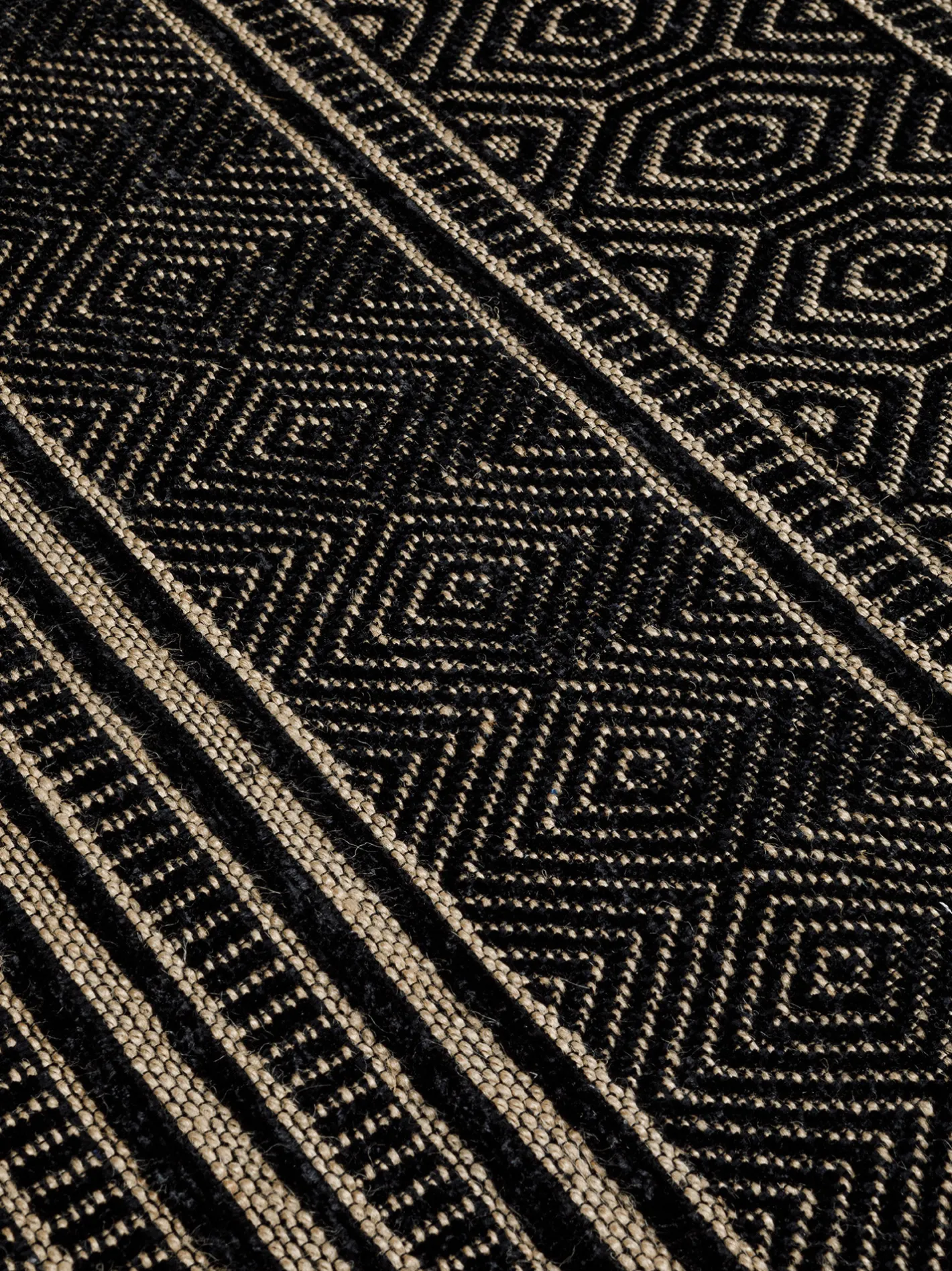 coincasa Tappeti|Tappeti Soggiorno|Tappeto in misto cotone motivo geometrico Blu