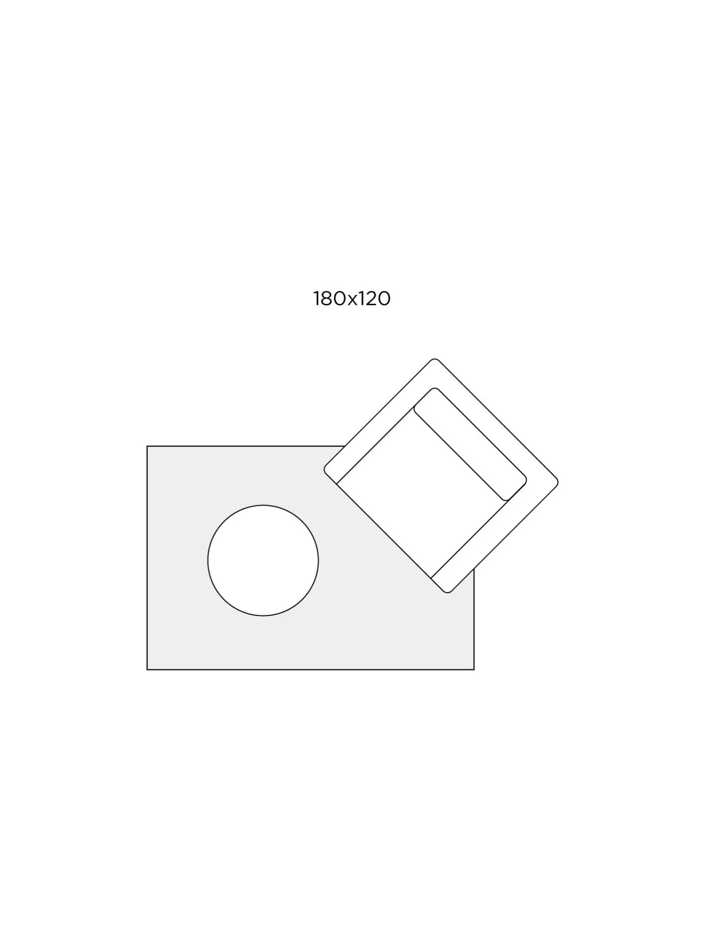 coincasa Tappeti Soggiorno|Tappeti|Tappeto in misto lana con fasce colorate e frange Arancione