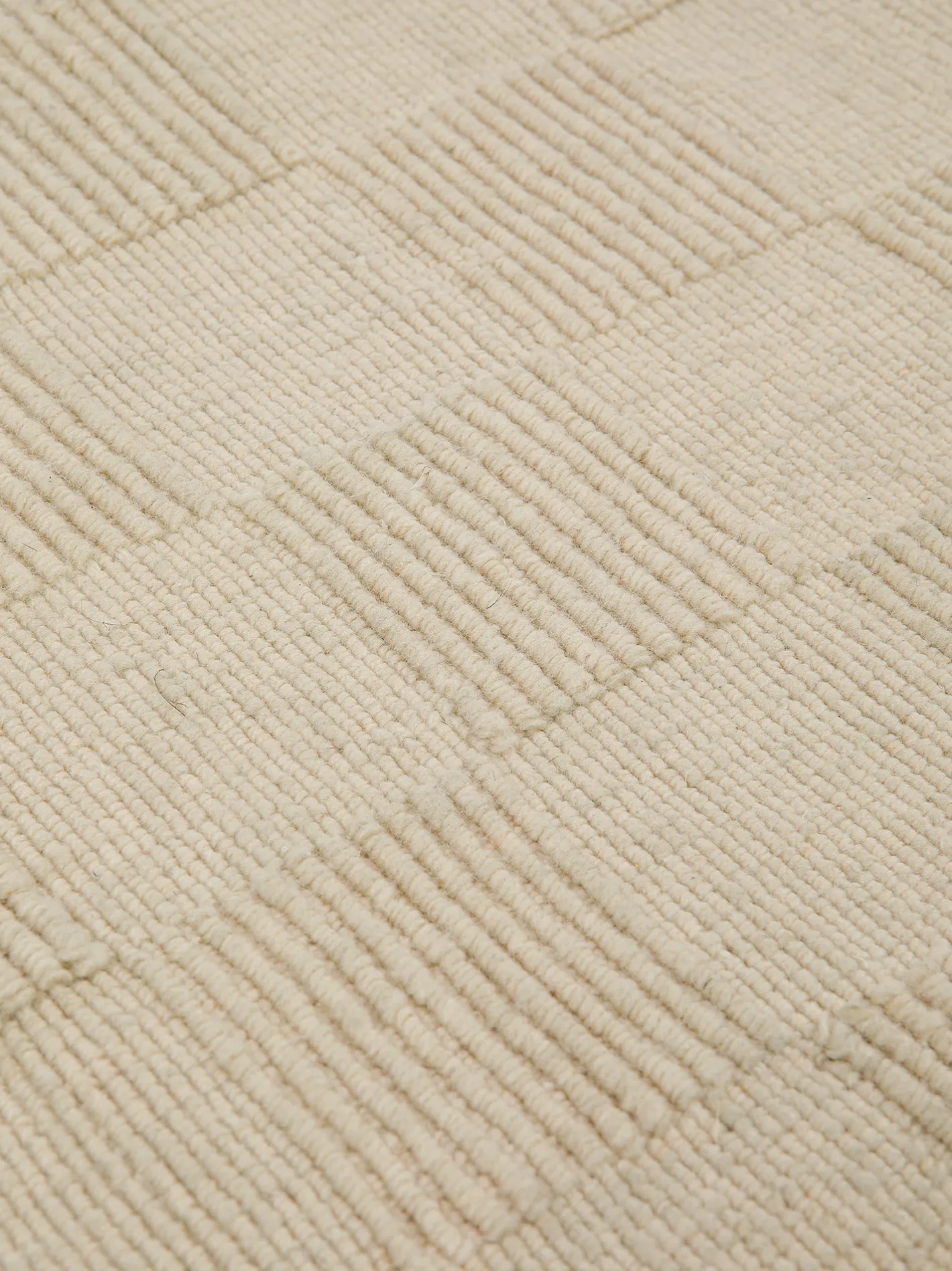 coincasa Tappeti|Tappeti Soggiorno|Tappeto 120x180 cm con motivo geometrico. Bianco avorio