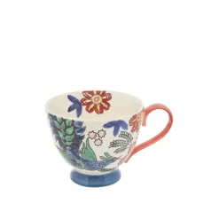 coincasa Tazze, Mug E Tazzine|Tazza da colazione stoneware dipinta a mano Multicolor