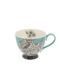 coincasa Tazze, Mug E Tazzine|Tazza da colazione stoneware dipinta a mano Multicolor