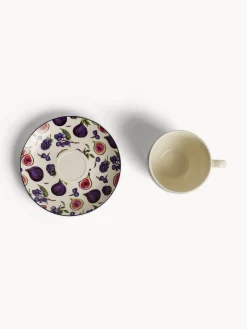 coincasa Tazze, Mug E Tazzine|Tazza tè new bone china motivo fichi Multicolor