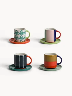coincasa Tazze, Mug E Tazzine|Tazze caffè in ceramica motivi astratti Multicolor