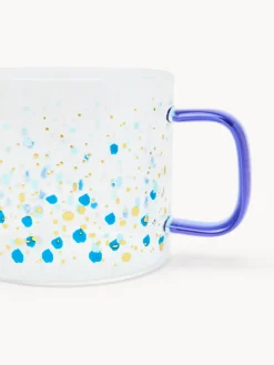 coincasa Tazze, Mug E Tazzine|Tazze, Mug E Tazzine Natalizie|Tazze da tè in vetro borosilicato motivo dots Trasparente
