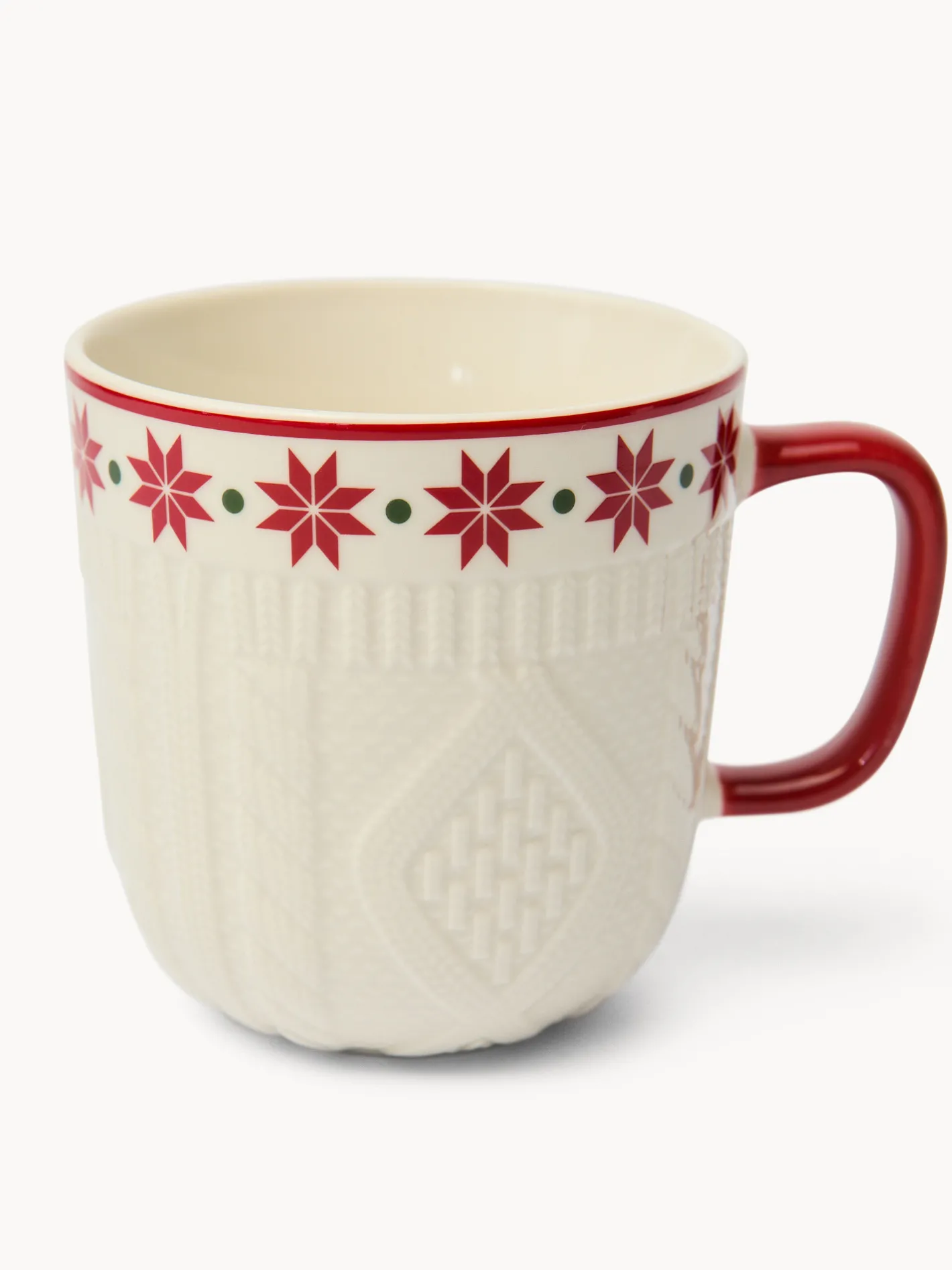 coincasa Tazze, Mug E Tazzine|Tazze, Mug E Tazzine Natalizie|Tazze in new bone china decoro crochet Multicolor