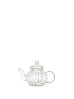 coincasa Teiere E Tisaniere|Teiera vetro effetto optical Trasparente