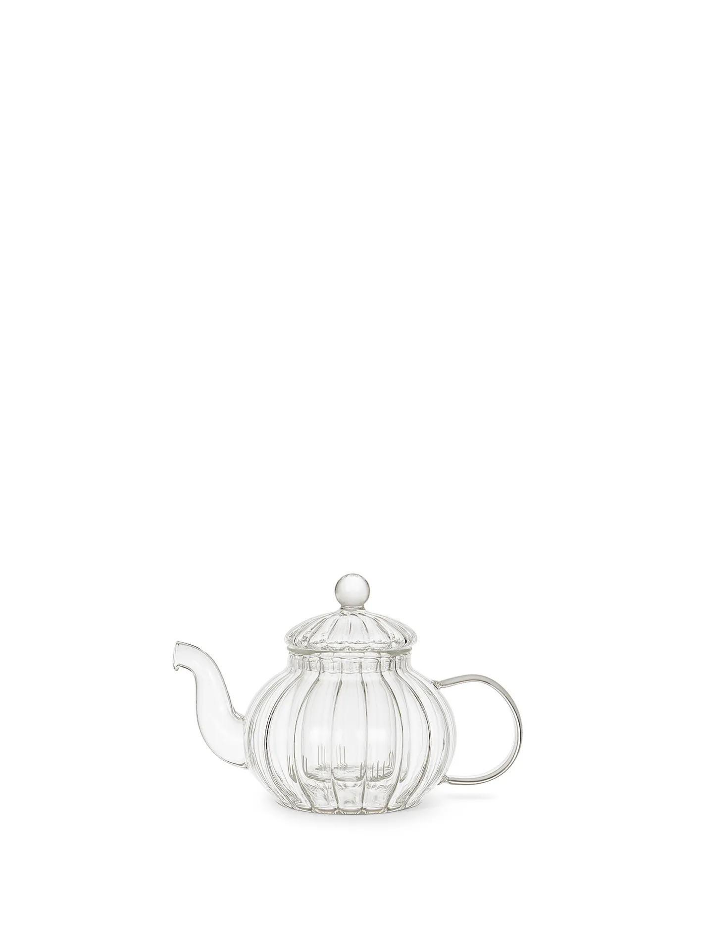 coincasa Teiere E Tisaniere|Teiera vetro effetto optical Trasparente