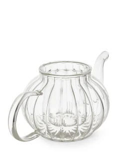 coincasa Teiere E Tisaniere|Teiera vetro effetto optical Trasparente