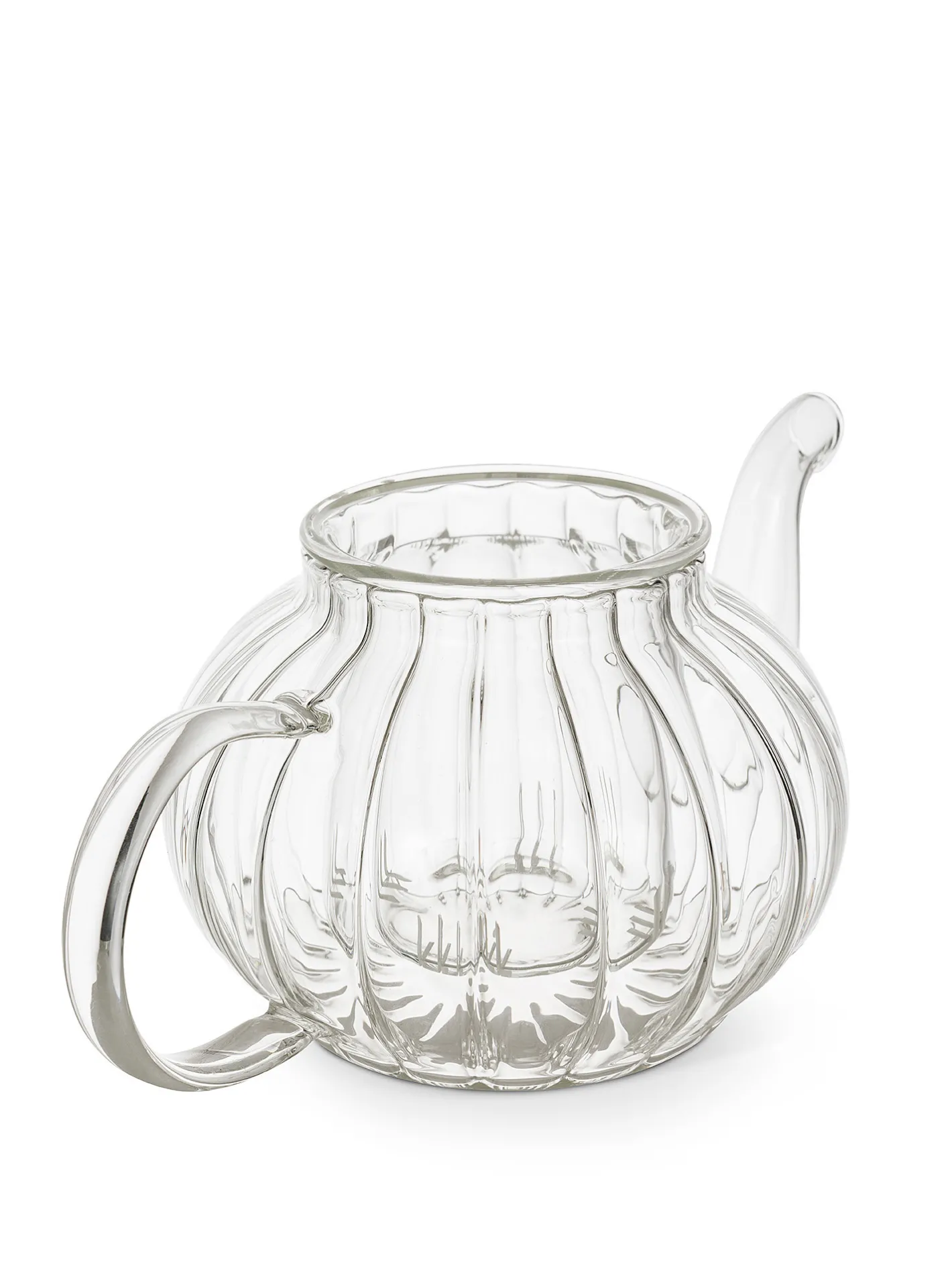 coincasa Teiere E Tisaniere|Teiera vetro effetto optical Trasparente