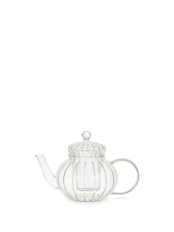coincasa Teiere E Tisaniere|Teiera vetro effetto optical Trasparente