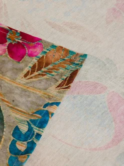 coincasa Arredo Soggiorno|Telo arredo in panama di cotone stampa floreale Multicolor