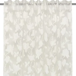coincasa Tende|Tende Soggiorno|Tenda stampa rose devore Bianco
