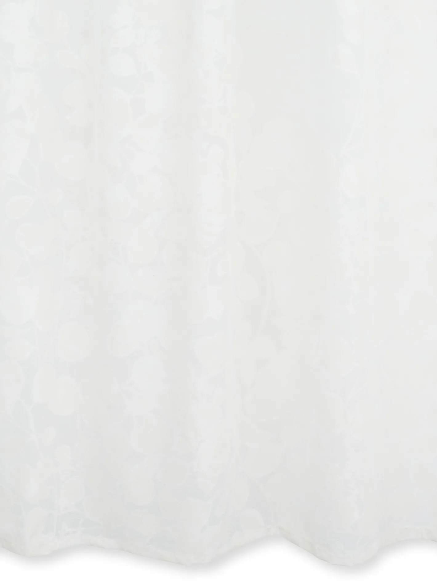 coincasa Tende|Tende Soggiorno|Tenda tessuto ricamo foliage Bianco