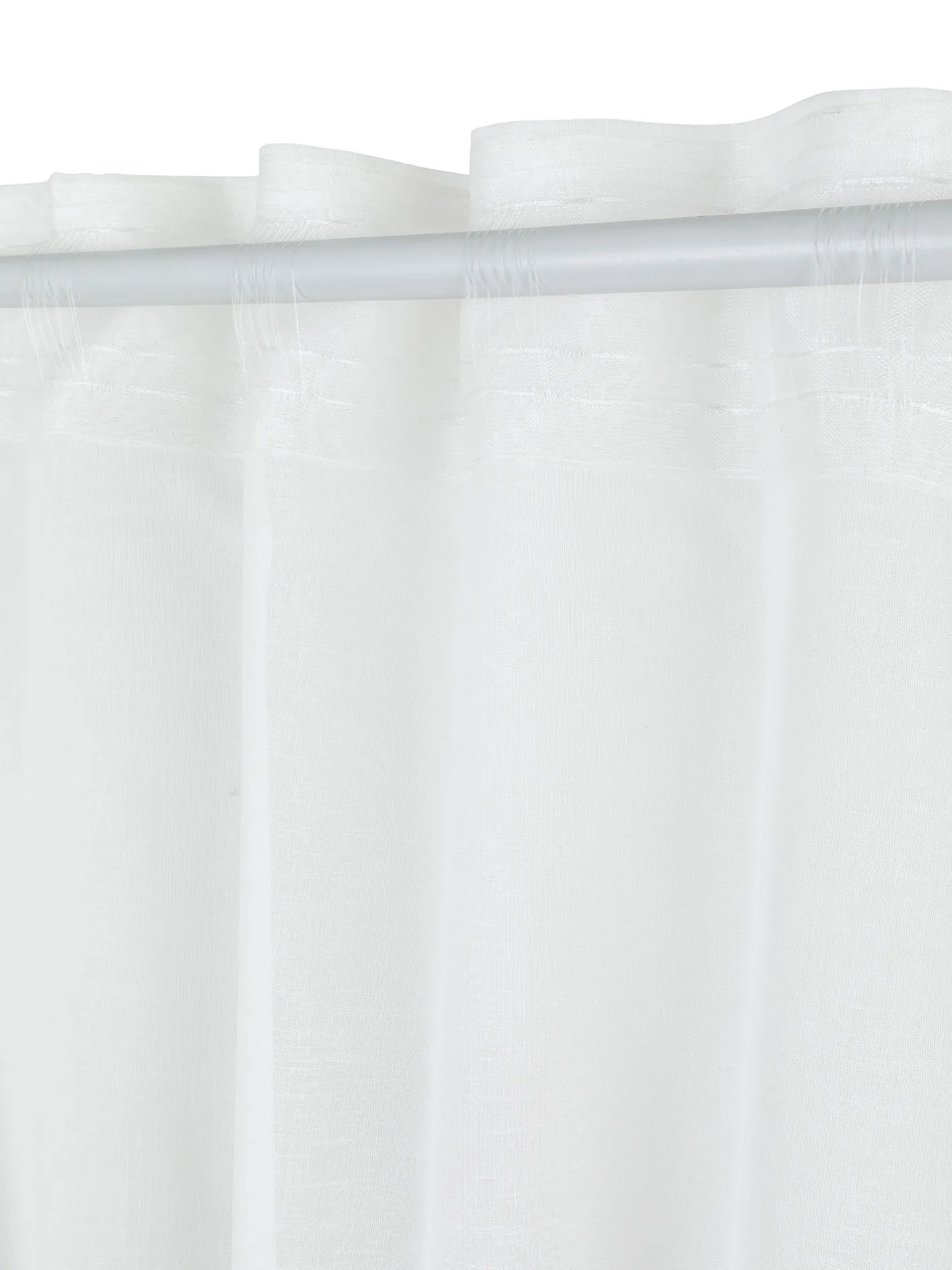 coincasa Tende|Tende Soggiorno|Tenda tessuto ricamo foliage Bianco