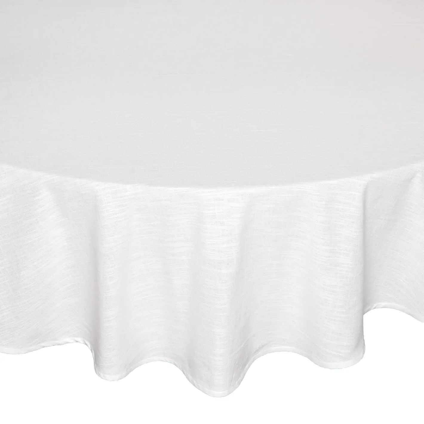 coincasa Biancheria Da Tavola|Tovaglie E Tovaglioli|Tovaglia cotone fiammato tinta unita Bianco