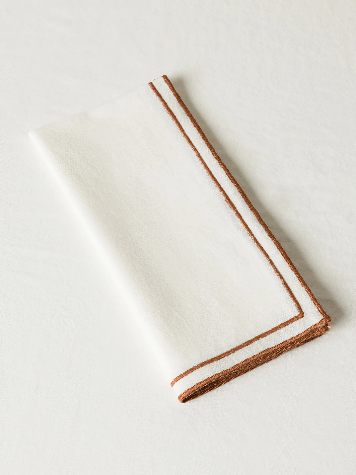 coincasa Biancheria Da Tavola|Tovaglie E Tovaglioli|Tovaglia in cotone con ricamo foglie Bianco