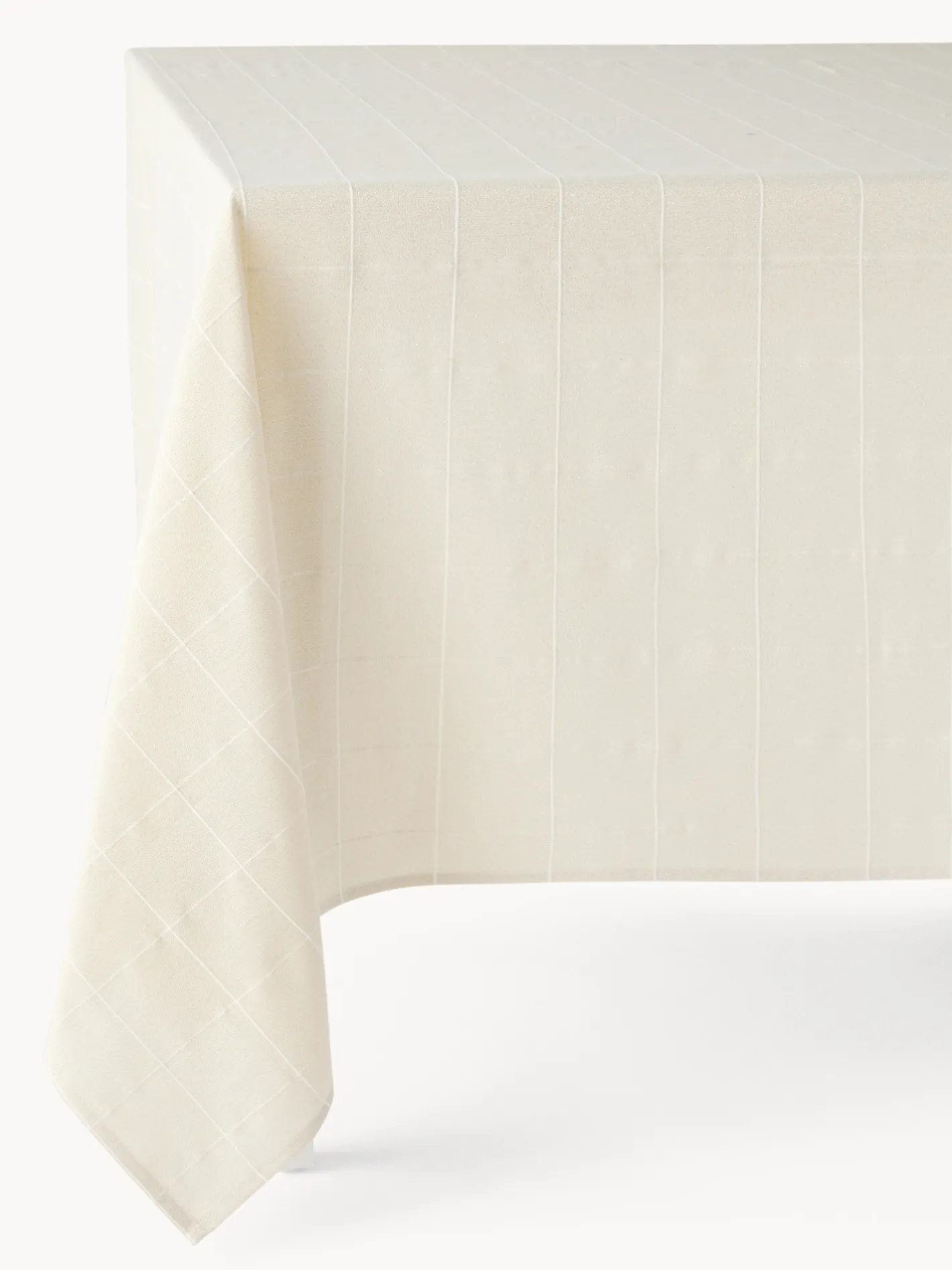 coincasa Tovaglie E Tovaglioli|Tovaglie E Runner Natalizi|Tovaglia in cotone e lurex motivo check Oro