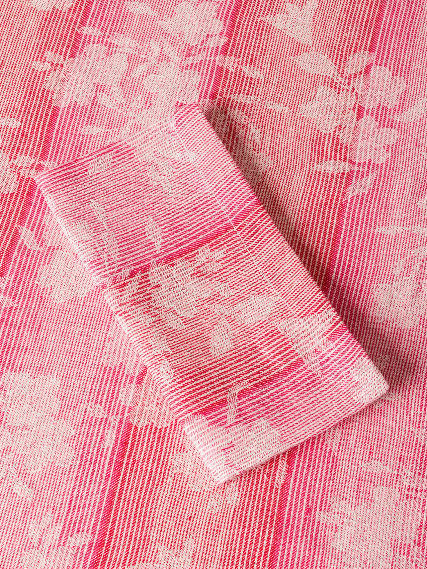 coincasa Biancheria Da Tavola|Tovaglie E Tovaglioli|Tovaglia in puro lino jaquard motivo floreale Rosa