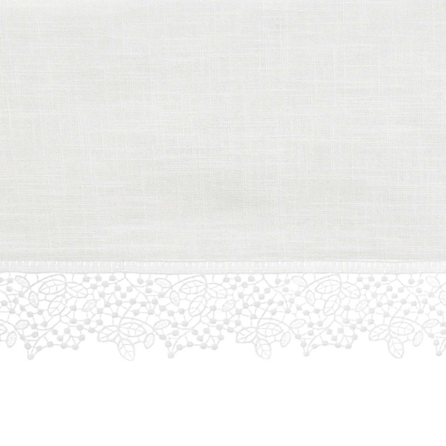 coincasa Biancheria Da Tavola|Tovaglie E Tovaglioli|Tovaglia puro cotone bordo in pizzo Bianco