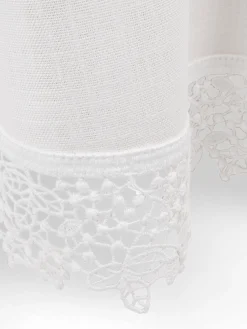 coincasa Biancheria Da Tavola|Tovaglie E Tovaglioli|Tovaglia puro cotone bordo in pizzo Bianco