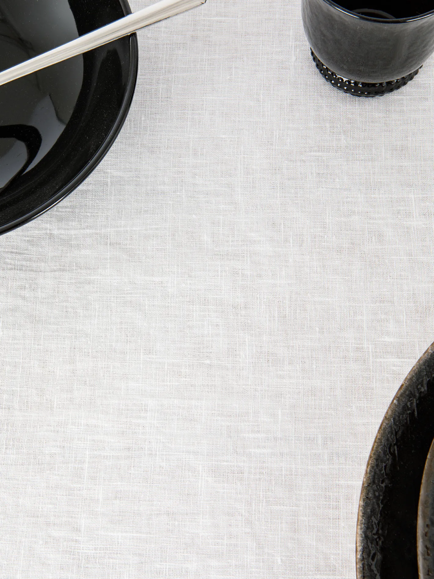 coincasa Biancheria Da Tavola|Tovaglie E Tovaglioli|Tovaglia puro lino lavato tinta unita Bianco