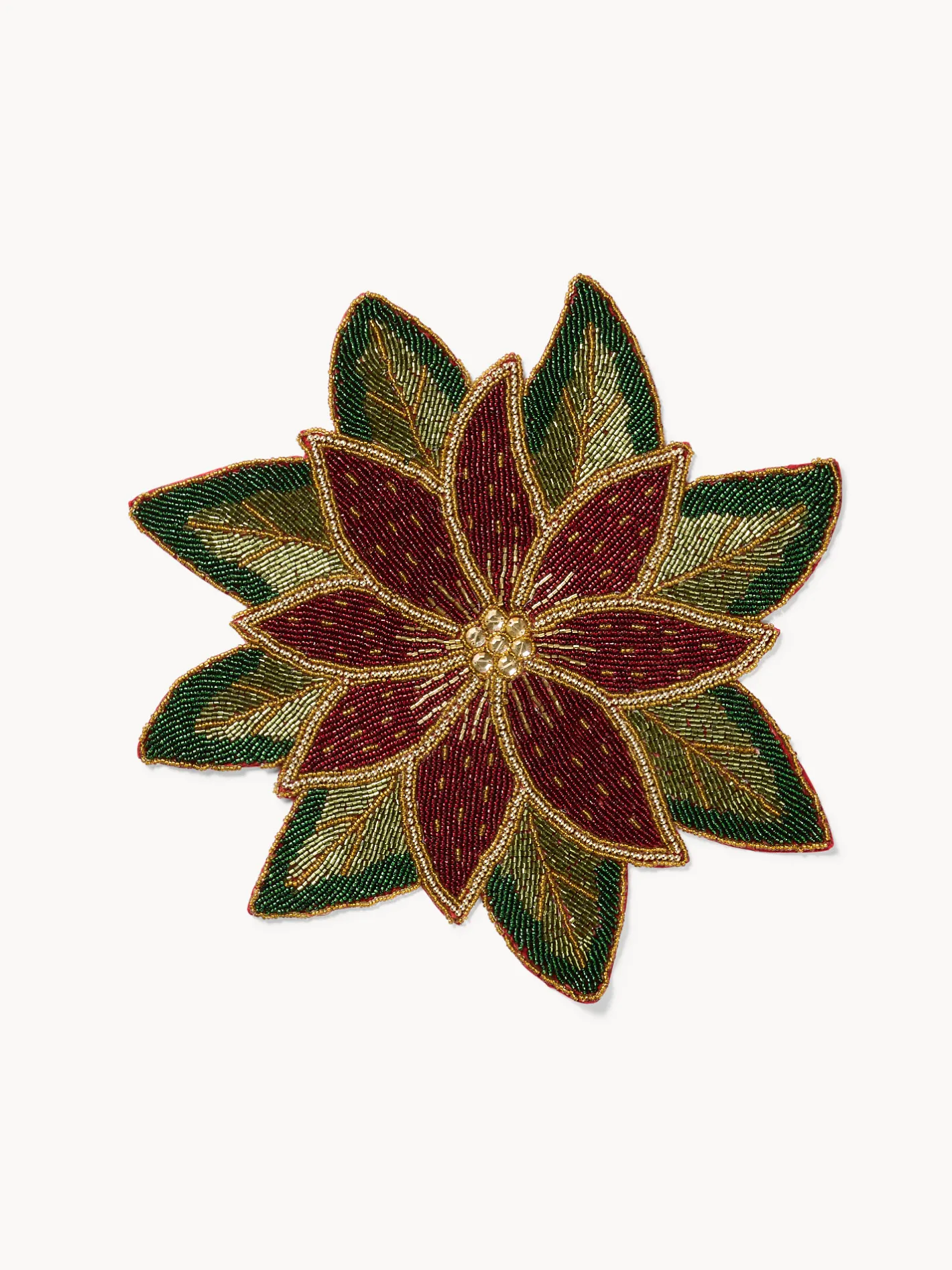 coincasa Tovagliette|Tovaglietta a fiore con perline Multicolor