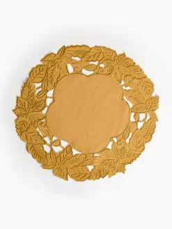 coincasa Biancheria Da Tavola|Tovagliette|Tovaglietta laser cut zucche in puro cotone Giallo