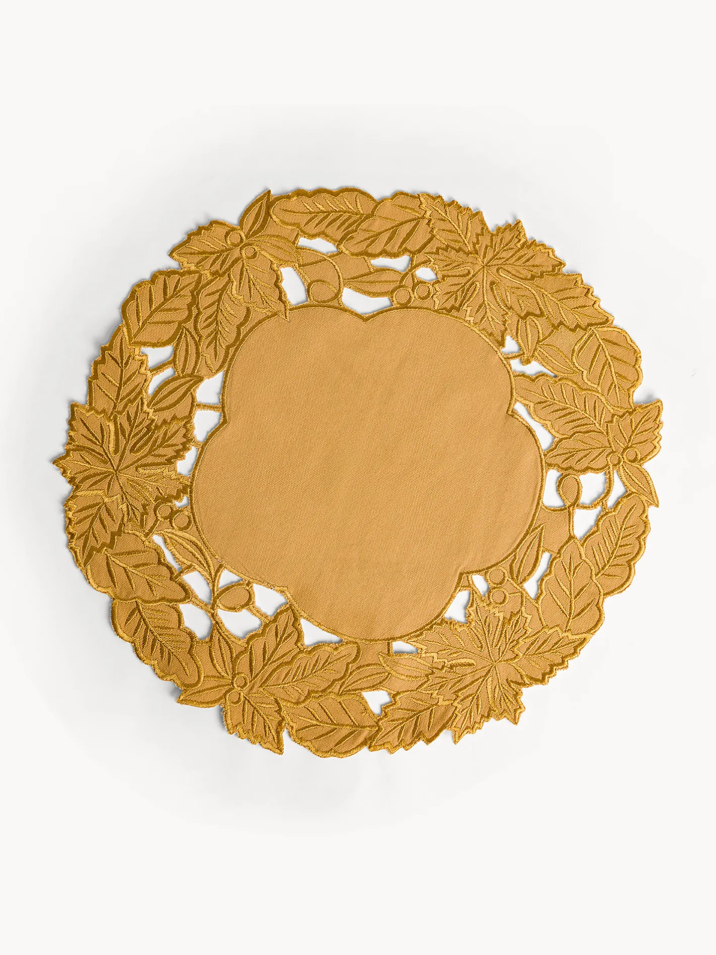 coincasa Biancheria Da Tavola|Tovagliette|Tovaglietta laser cut zucche in puro cotone Giallo