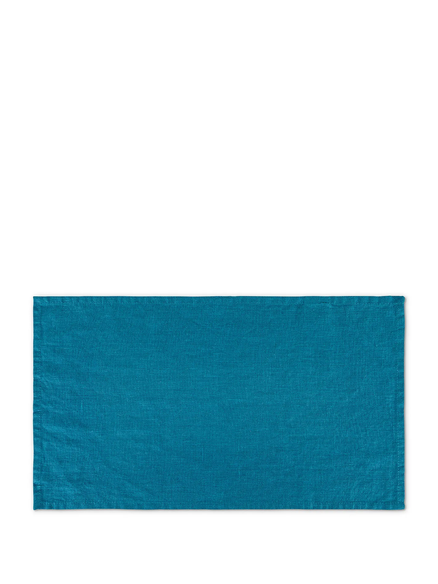 coincasa Biancheria Da Tavola|Tovagliette|Tovaglietta puro lino lavato tinta unita Petrolio