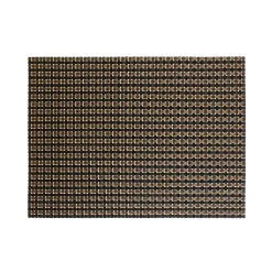 coincasa Biancheria Da Tavola|Tovagliette|Tovaglietta PVC effetto mosaico Nero/Marrone