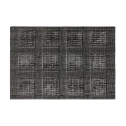 coincasa Biancheria Da Tavola|Tovagliette|Tovaglietta PVC a quadri Grigio scuro