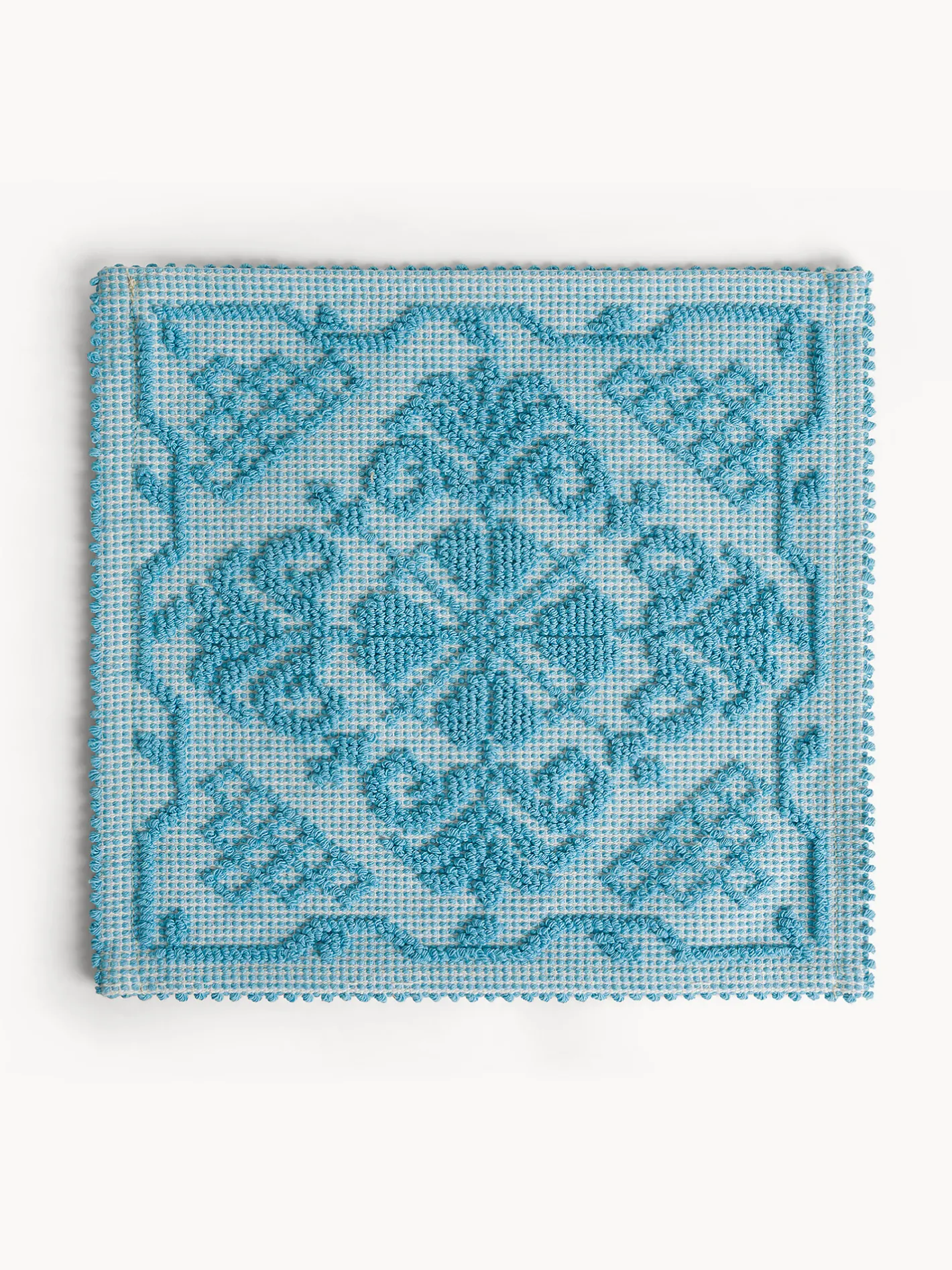 coincasa Biancheria Da Tavola|Tovagliette|Tovaglietta sarda in puro cotone tinta unita Azzurro