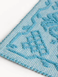 coincasa Biancheria Da Tavola|Tovagliette|Tovaglietta sarda in puro cotone tinta unita Azzurro