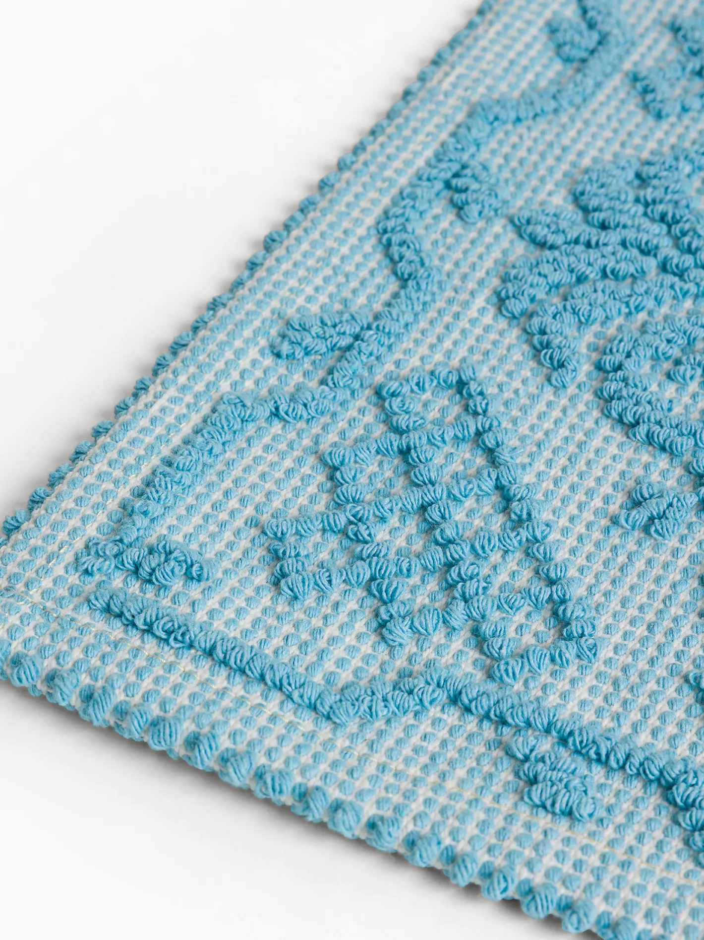 coincasa Biancheria Da Tavola|Tovagliette|Tovaglietta sarda in puro cotone tinta unita Azzurro