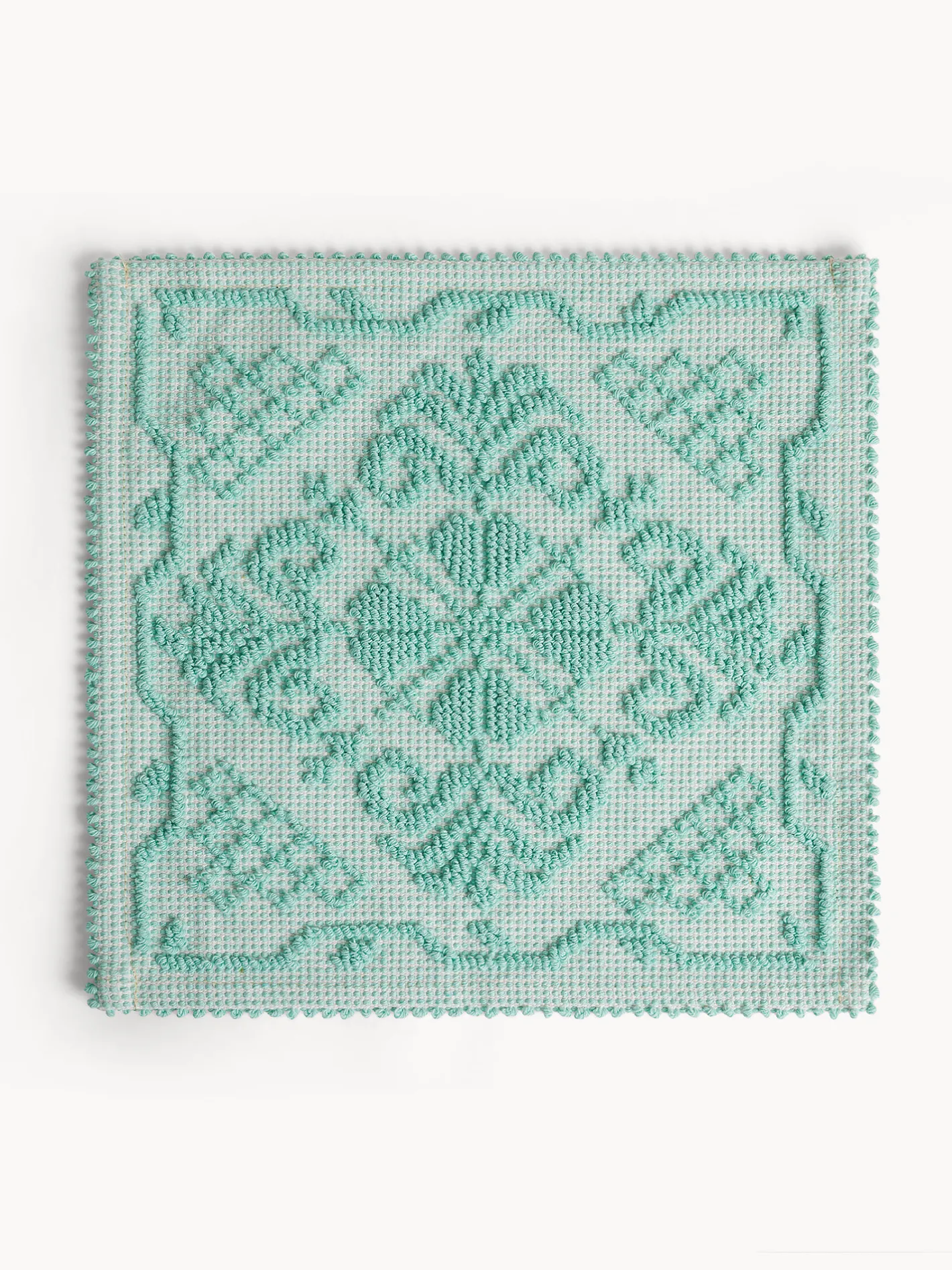 coincasa Biancheria Da Tavola|Tovagliette|Tovaglietta sarda in puro cotone tinta unita Verde acqua