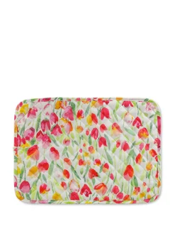 coincasa Biancheria Da Tavola|Tovagliette|Tovaglietta trapuntata cotone stampa tulipani Multicolor