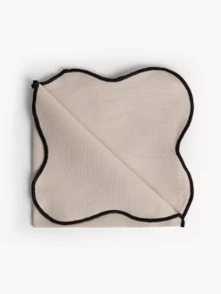 coincasa Biancheria Da Tavola|Tovaglie E Tovaglioli|Tovagliolo in cotone con bordi smerlati e overlock Beige